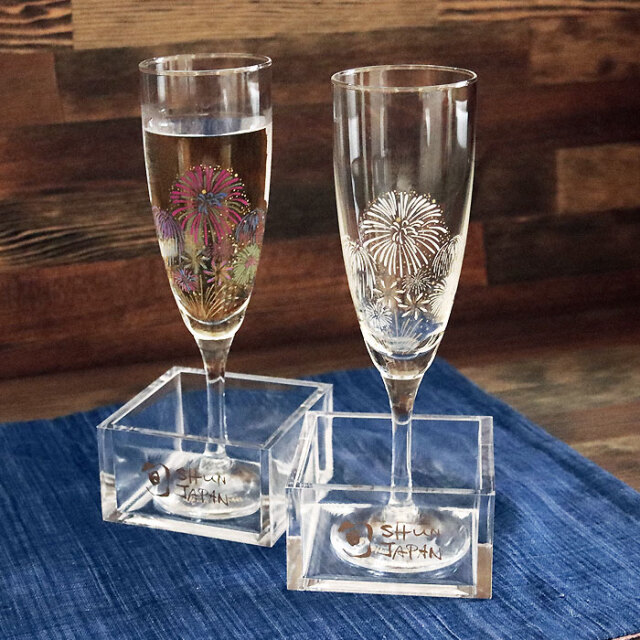 冷感花火 こぼしスパークリングペアセット 箱入 | 丸モ高木陶器